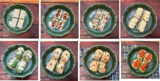8 steps to making bread lasagna